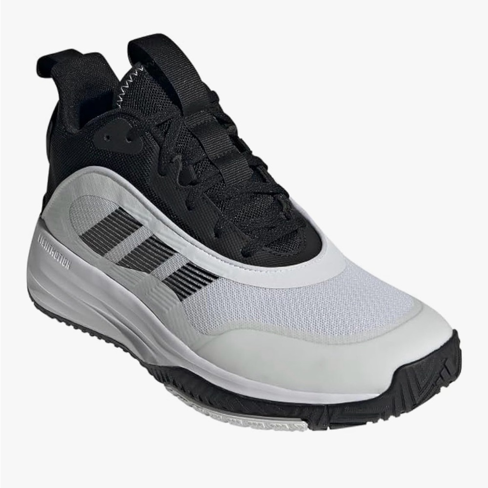 Adidas Men's Black and Gray Swim Sneakers